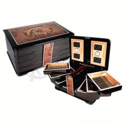 Multifunction Wood Cigar Humidor Cabinet for custom with your logo