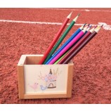Wholesale custom high quality Wooden Pencil Storage Case with your logo