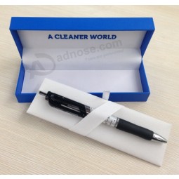 Wholesale custom high-end blue Clamshell Pen Box