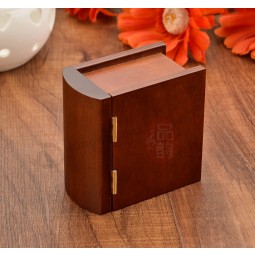 Wholesale custom high-end Book-Shaped Wooden Gift Box