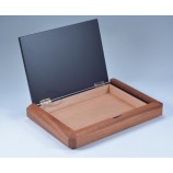 MDF Flip-Open Lid Cigarette Box for custom with your logo