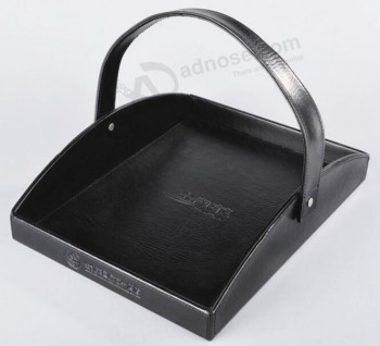 Hotal Customized Leather Shoes Basket for custom with your logo