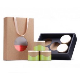 Wholesale custom high-end Tea Packaging Box with Paper Bag