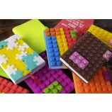 Plastic Blocks Cover Notebooks for custom with your logo