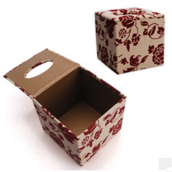 定制高-方形花式服装面巾纸盒