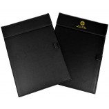 Custom high-end Hot Stamping Logo Leather Menu Pads for Hotals