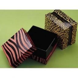 Cube Glossy Accessory Paper Boxes (JB-004) for custom with your logo