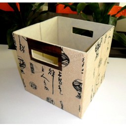 Custom high-end Vintage Linen Covering Storage Box