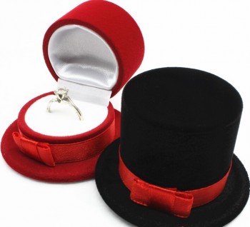 植绒帽子-异形环展示盒 (JB-022) 用于定制您的徽标