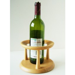 New Designed Circular Wooden Wine Rack Base for custom with your logo