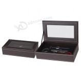 Functional Leather Wine Corkscrew Tools Box (PA-010) for custom with your logo