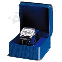 Brand Men Watch Packaging Box with Corner Protector for custom with your logo