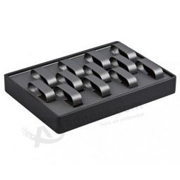 Dark Grey 12-Watch Stackable Display Tray for custom with your logo