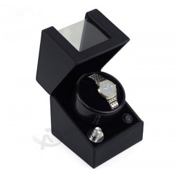 Black High Gloss Painting Automatic Wooden Watch Winder for custom with your logo