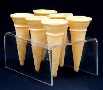 изготовленный под заказ высокий-концевая акриловая подставка для мороженого