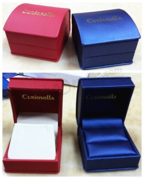 Pu皮革cmmemorative饰品礼品盒定制与您的标志