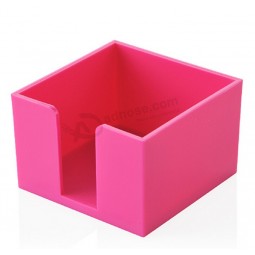 Custom high-end Pink Acrylic Writing Papers Desk Holder