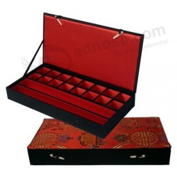 Red Cloth Storage Trinkets Collecting Box for custom with your logo