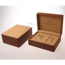 Meilleure vente pu boîte en cuir pour les montres d'amoureux (Wb-920) Pour la coutume avec votre logo