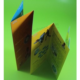 Wholesale custom high quality Printing Folded Leaflet