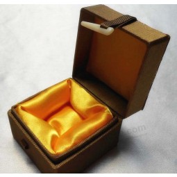 Custom high-end Mini Trinket Packaging Brocade Box (CJ-001)