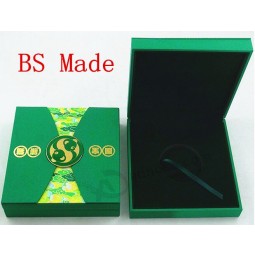 Custom high-end Green Printing Paper Insignia Box