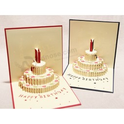 Wholesale custom high quality Three-Dimensional Printing Birthday Greeting Cards
