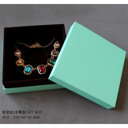 Custom high-end Light blue Necklace Showing Box