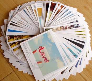 卸売カスタム高品質の特殊な印刷記念ポストカード