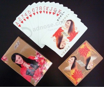 Commercio all'ingrosso di alta qualità personalizzato Promozionale carte da gioco di poker (AC-006)