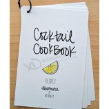 Wholesale custom high quality Wire-O Binding Cocktail Cookbook