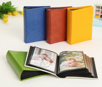 Custom high-end Multicolored Leather Photo Album with Insert Type (PA-005) with your logo