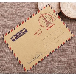 Vente en gros personnalisé de haute qualité Pennsylvaniepier kraft brun imPression Pennsylvanieris airmail enveloppe