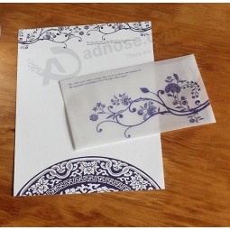 Wholesale custom high quality Envelope with Letter Paper for Hotal