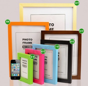 Wholesale custom high-end Retailing Common Wooden Picture Frames (PF-028) with your logo