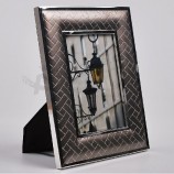 Wholesale custom high-end Classic Black PU Leather Business Gift Frame (WF-047) with your logo