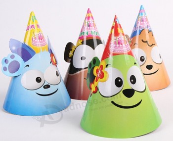 도매 사용자 정의 고품질 패션 생일 파티 종이 모자