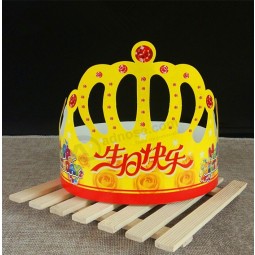 Wholesale custom high quality Birthday Party Crown Hat