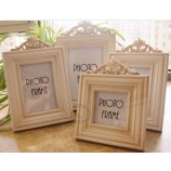 Wholesale custom high-end 5" X 7" Inch Hollow Craving Nature Wood Frames with your logo