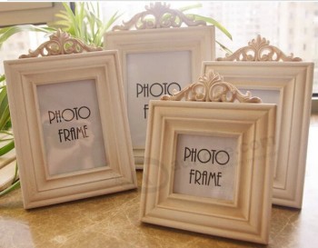 Wholesale custom high-end 5" X 7" Inch Hollow Craving Nature Wood Frames with your logo