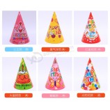 Wholesale custom high quality Loving Cartoon Printing Paper Hats