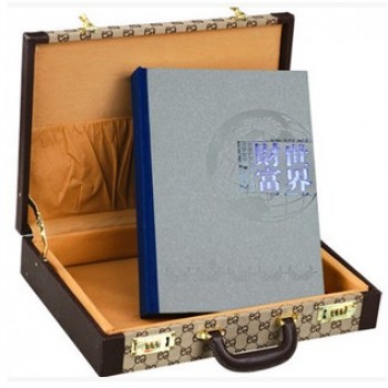 Wholesale custom high-end Coin Collection Album with Gift Briefcase