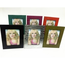 Wholesale custom high-end Fashion PU Leather Individual Picture Frames