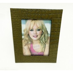 Wholesale custom high-end Glossy Leather Paper Board Photo Frame