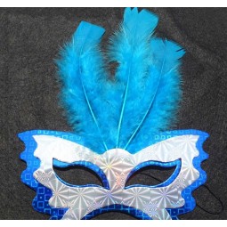 Wholesale custom high quality Kids Party Feather Mask
