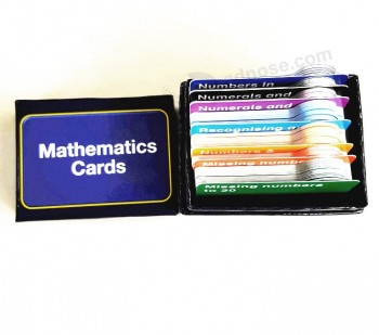 Wholesale custom high quality Mathematics Pape Cards