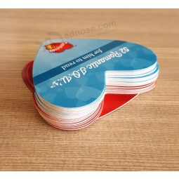 Wholesale custom high quality Loving Heart Shape Paper Game Cards