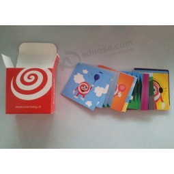 Wholesale custom high quality Square Promotional Cartoon Printing Game Cards