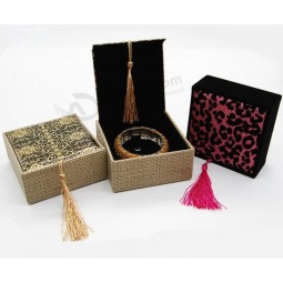  Wholesale custom Fabric Jewellry Accessories Boxes