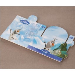 Folding Paper Tag Card for Toy Packaging for custom with your logo